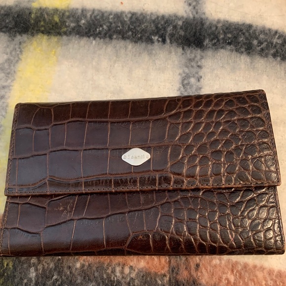 I. santi Mens Leather Wallet Brand New - Picture 2 of 8
